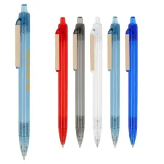 Ball pen ocean bound paper clip - LT87822 (gadzety reklamowe)